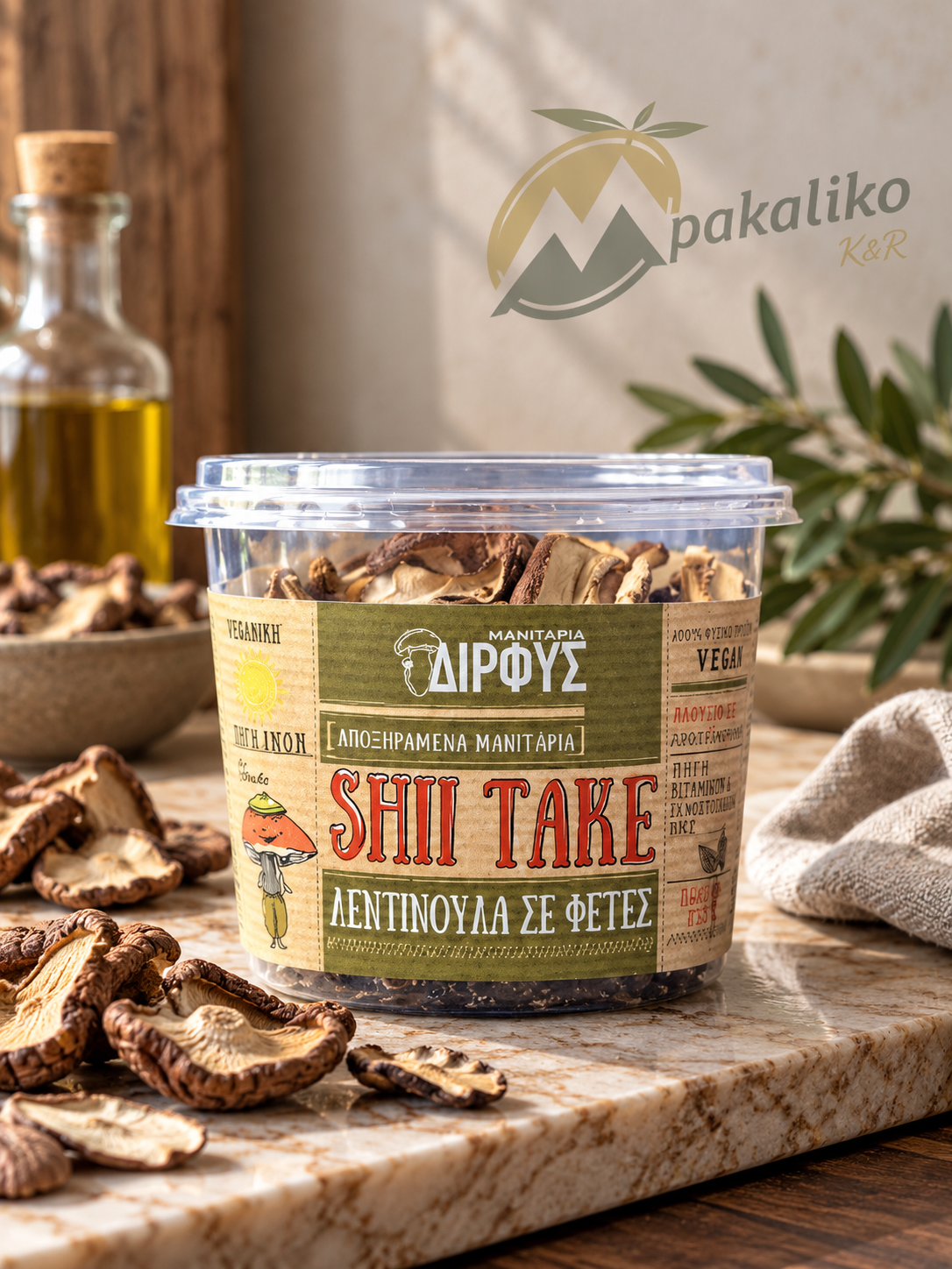 Getrocknete Shiitake in Scheiben – 25 g