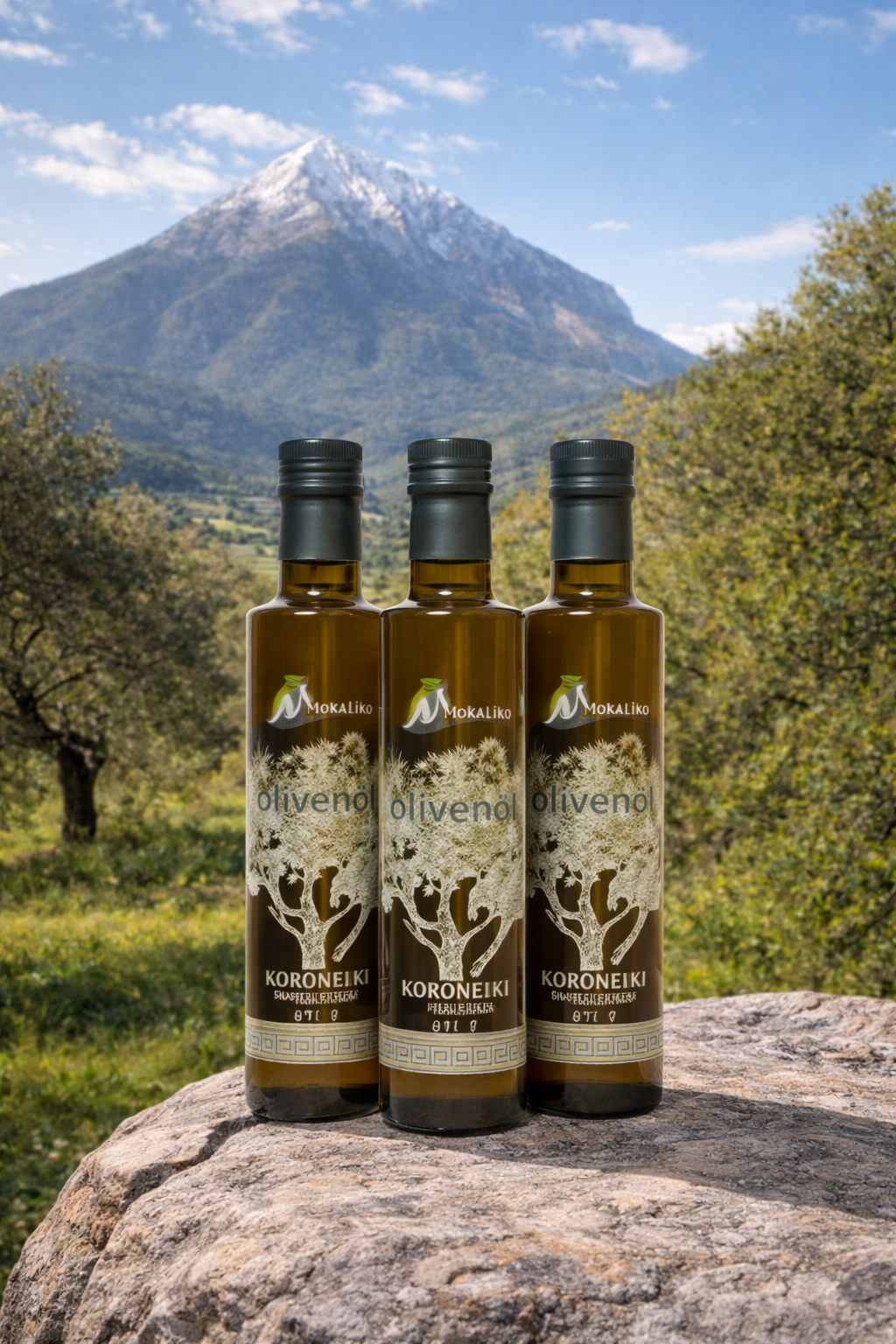 3 × 500 ml Koroneiki-Olivenöl - Genuss im Vorteilspack 