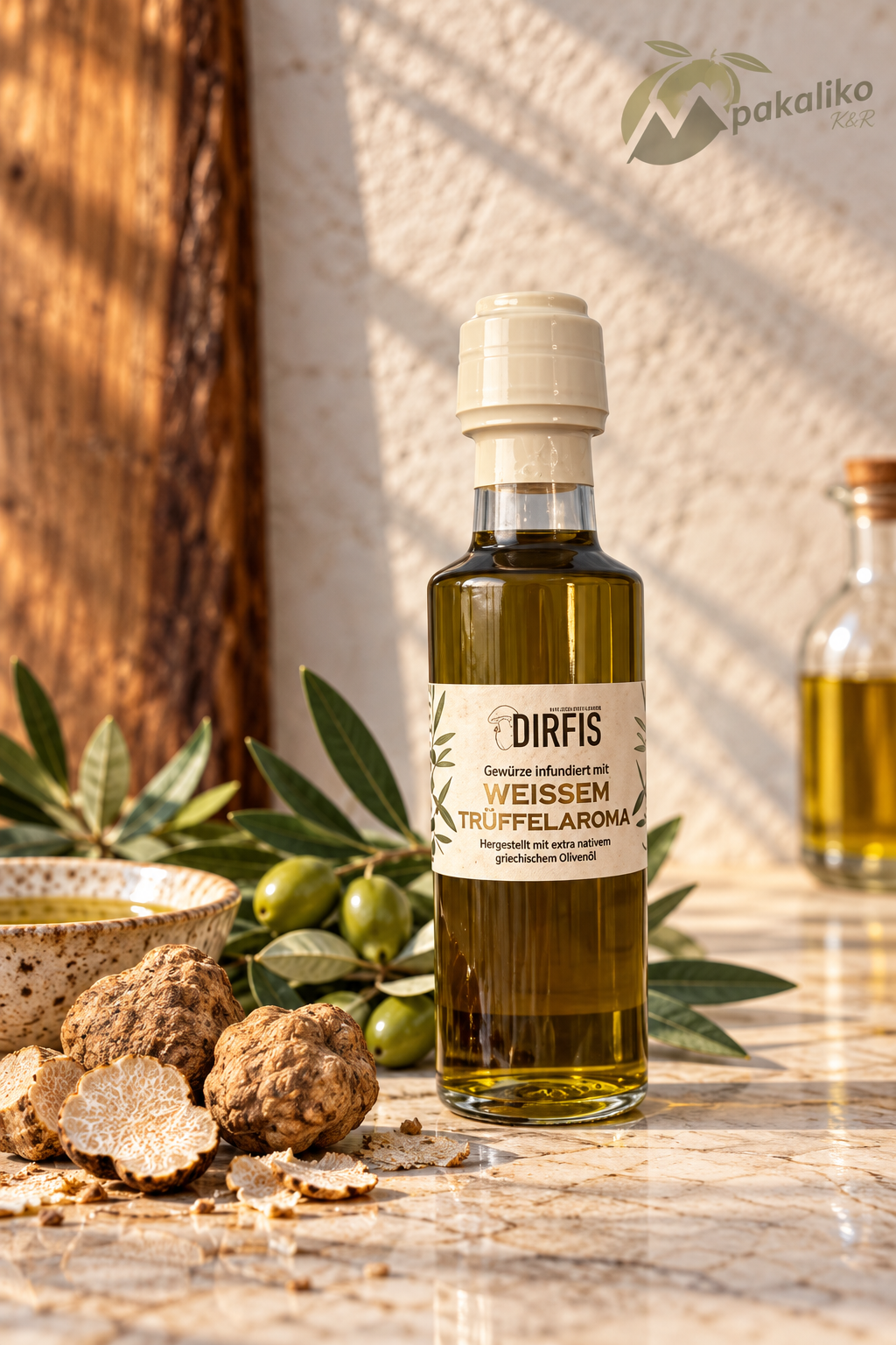 Extra natives Olivenöl Extra mit weißem Trüffel (Tuber borchii) – 100 ml