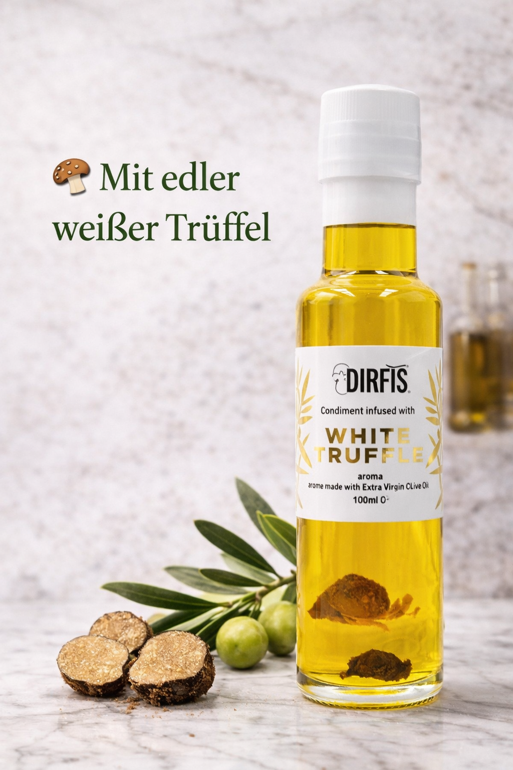 Trüffel Öl mit weißem Trüffel 100 ml 