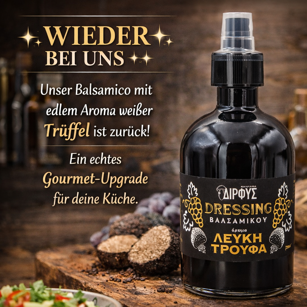 Balsamico Dressing mit Aroma von weißer Trüffel 100 ml 