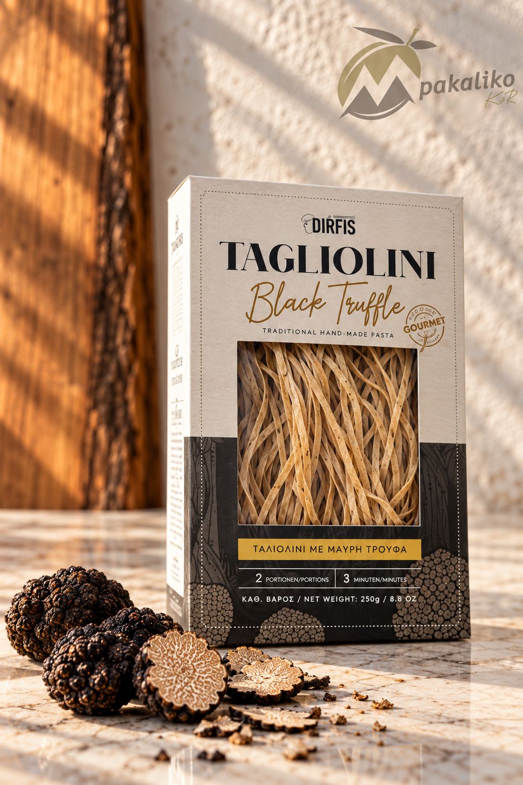 Tagliolini mit schwarzem Sommertrüffel – 250 g (Tuber aestivum)